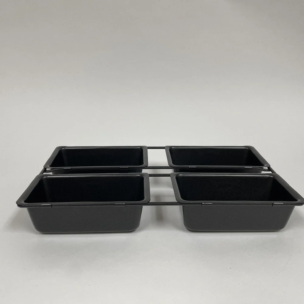 Roshco Non-stick Mini Loaf Pan for 4 Breads 13 1/2